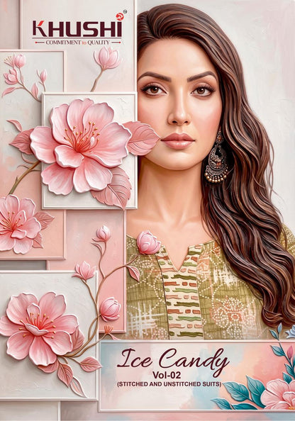 Ice Candy Vol 2 Khushi Cotton Dress Material Wholesaler