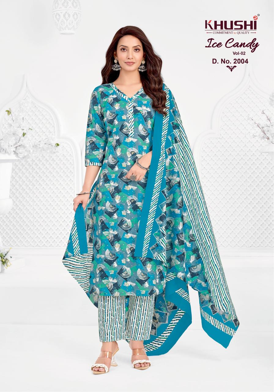 Ice Candy Vol 2 Khushi Cotton Dress Material Wholesaler