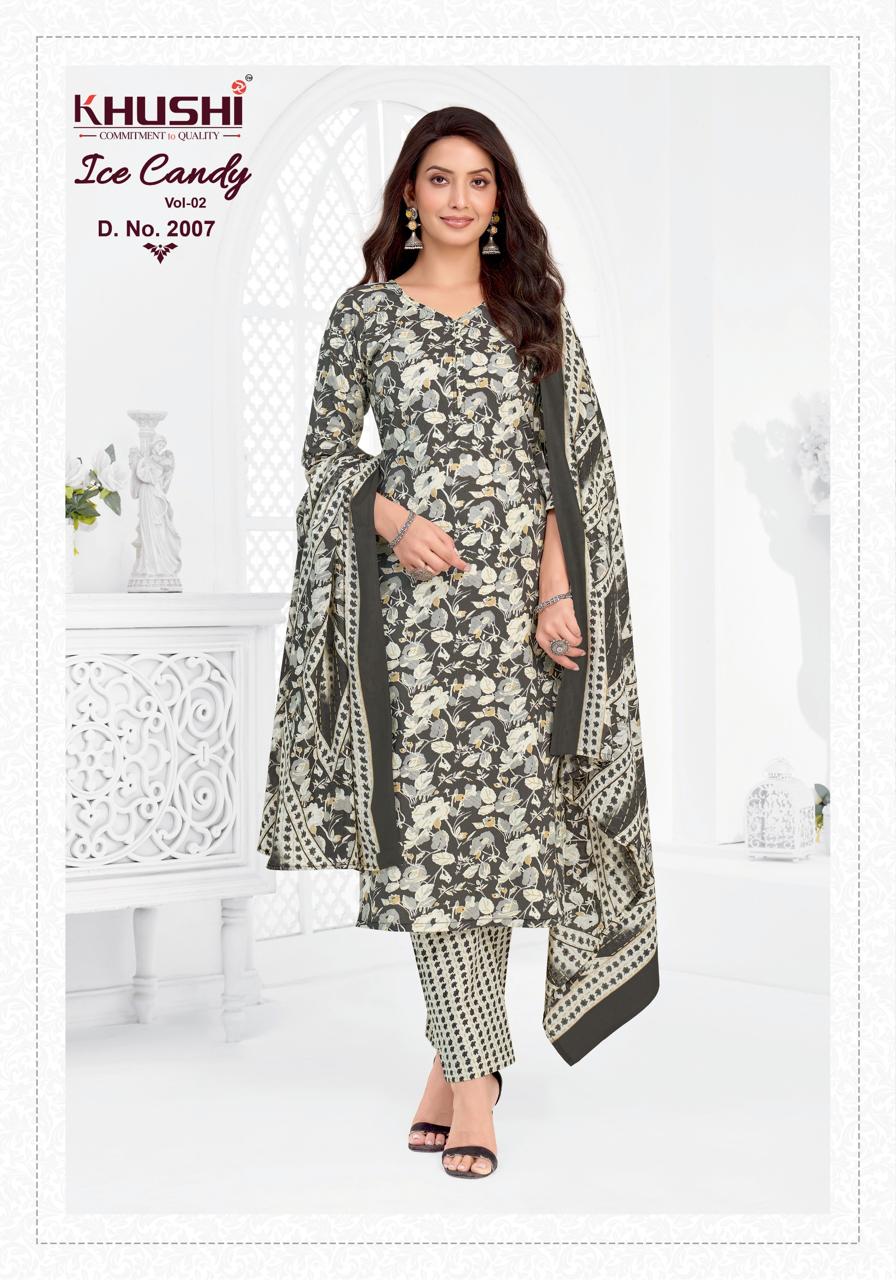 Ice Candy Vol 2 Khushi Cotton Dress Material Wholesaler