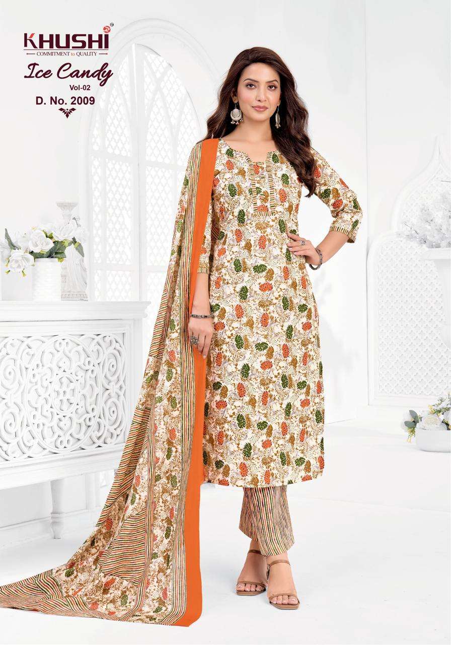 Ice Candy Vol 2 Khushi Readymade Cotton Pant Suits Manufacturer India