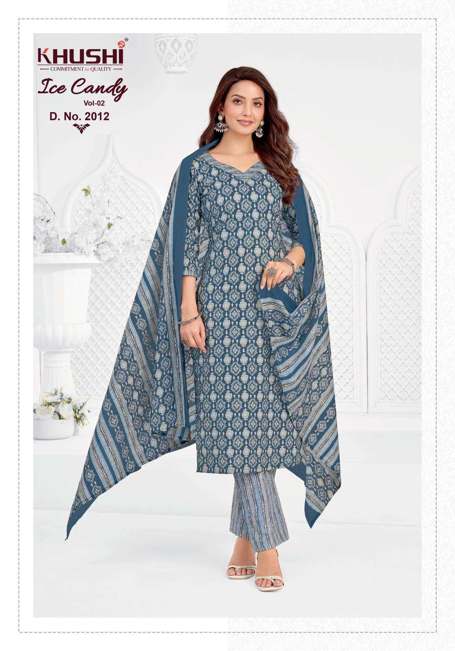 Ice Candy Vol 2 Khushi Readymade Cotton Pant Suits Manufacturer India