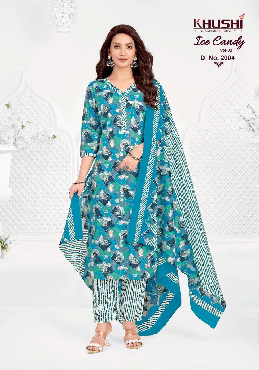 Ice Candy Vol 2 Khushi Readymade Cotton Pant Suits Manufacturer India