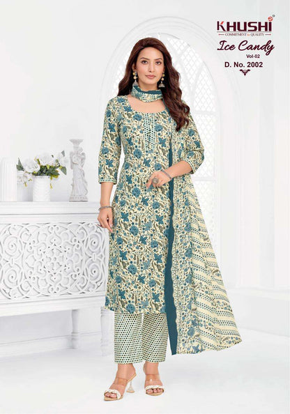 Ice Candy Vol 2 Khushi Readymade Cotton Pant Suits Manufacturer India