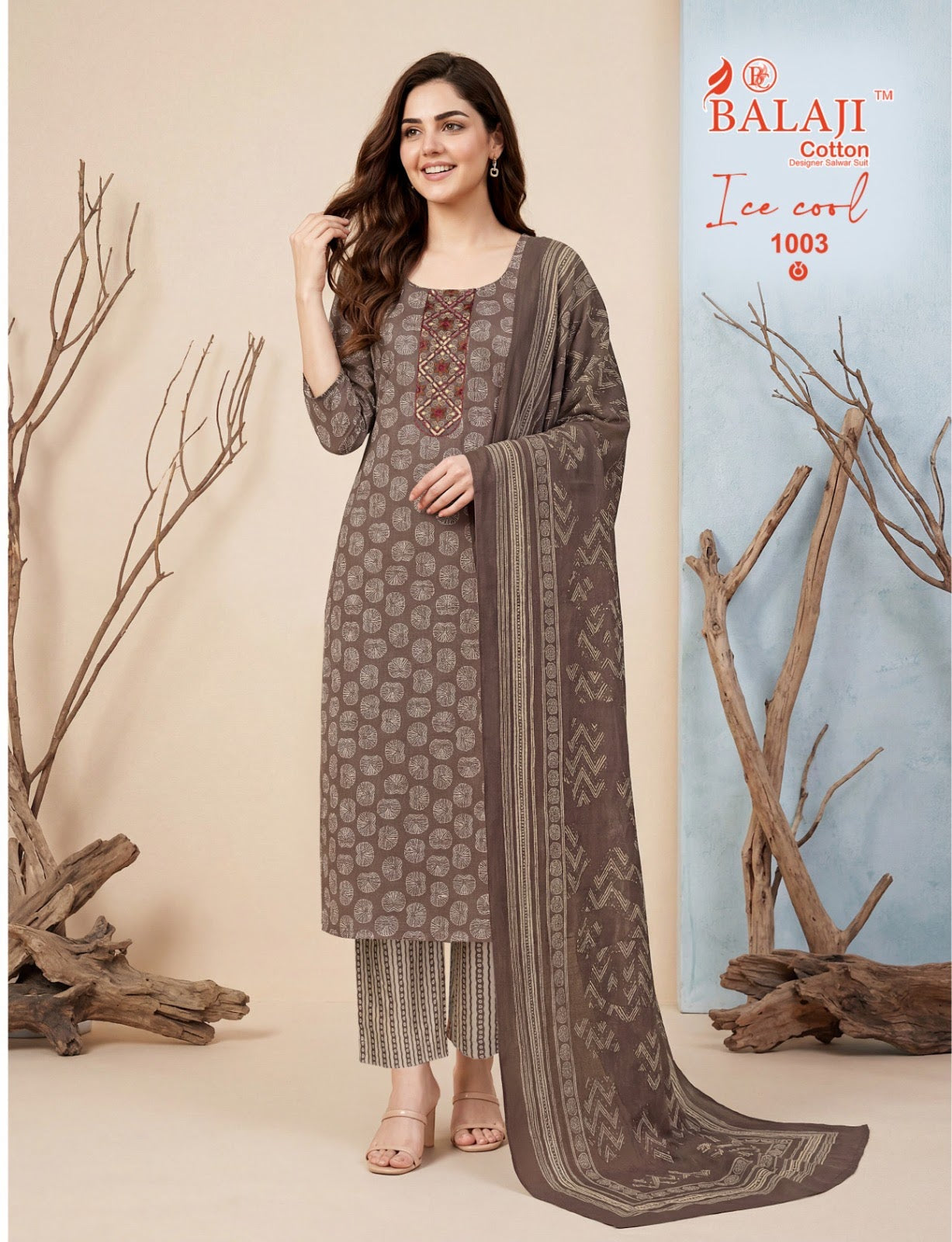 Ice Cool Vol 1 Balaji Readymade Cotton Pant Suits Wholesale