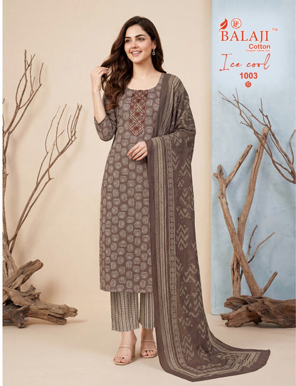 Ice Cool Vol 1 Balaji Readymade Cotton Pant Suits Wholesale