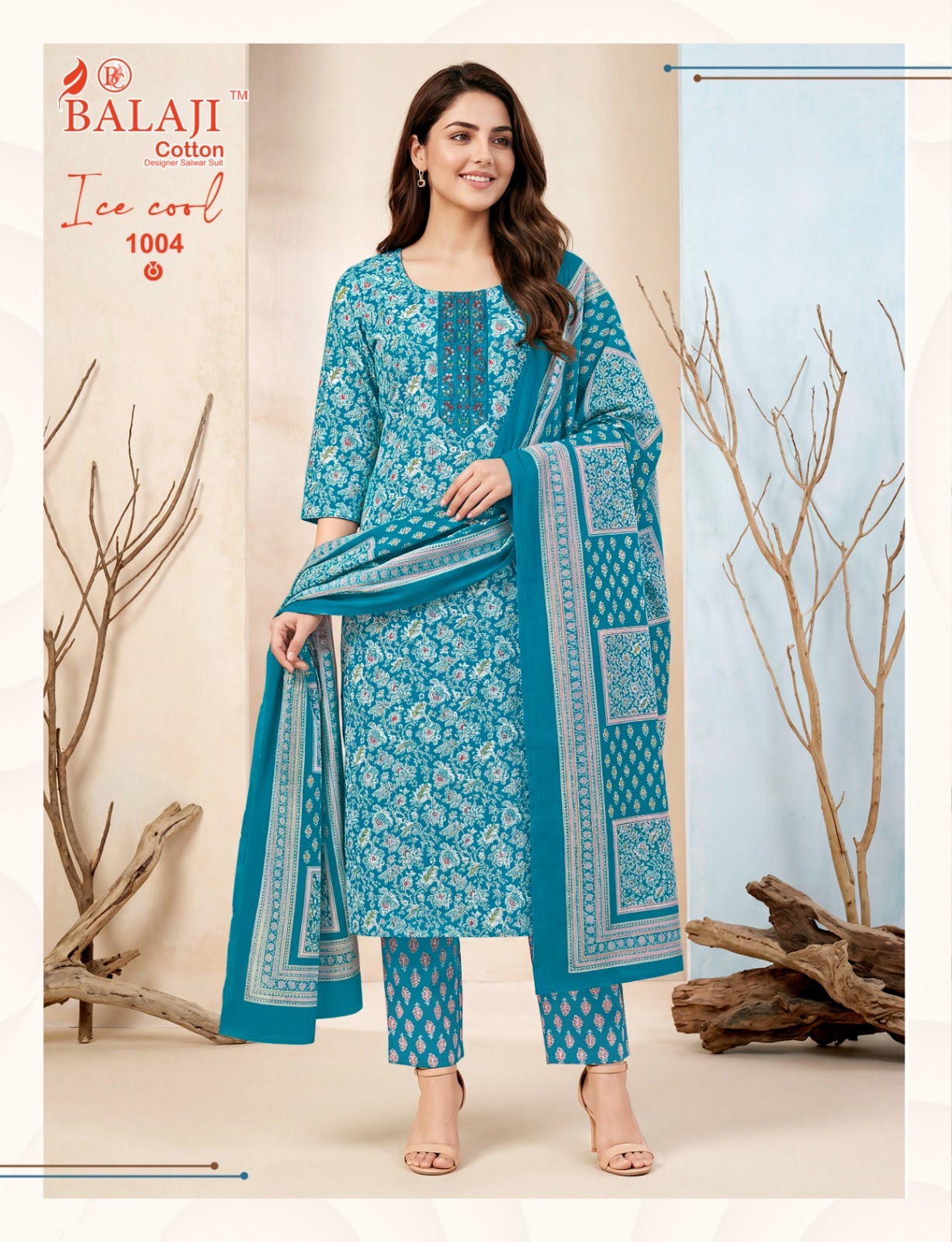 Ice Cool Vol 1 Balaji Readymade Cotton Pant Suits Wholesale