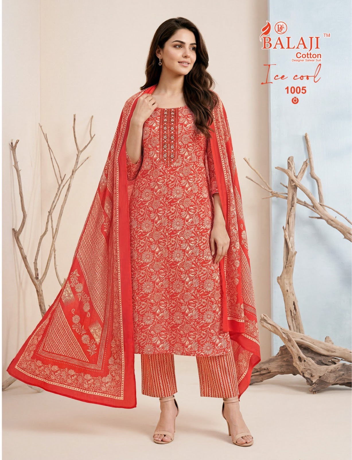 Ice Cool Vol 1 Balaji Readymade Cotton Pant Suits Wholesale