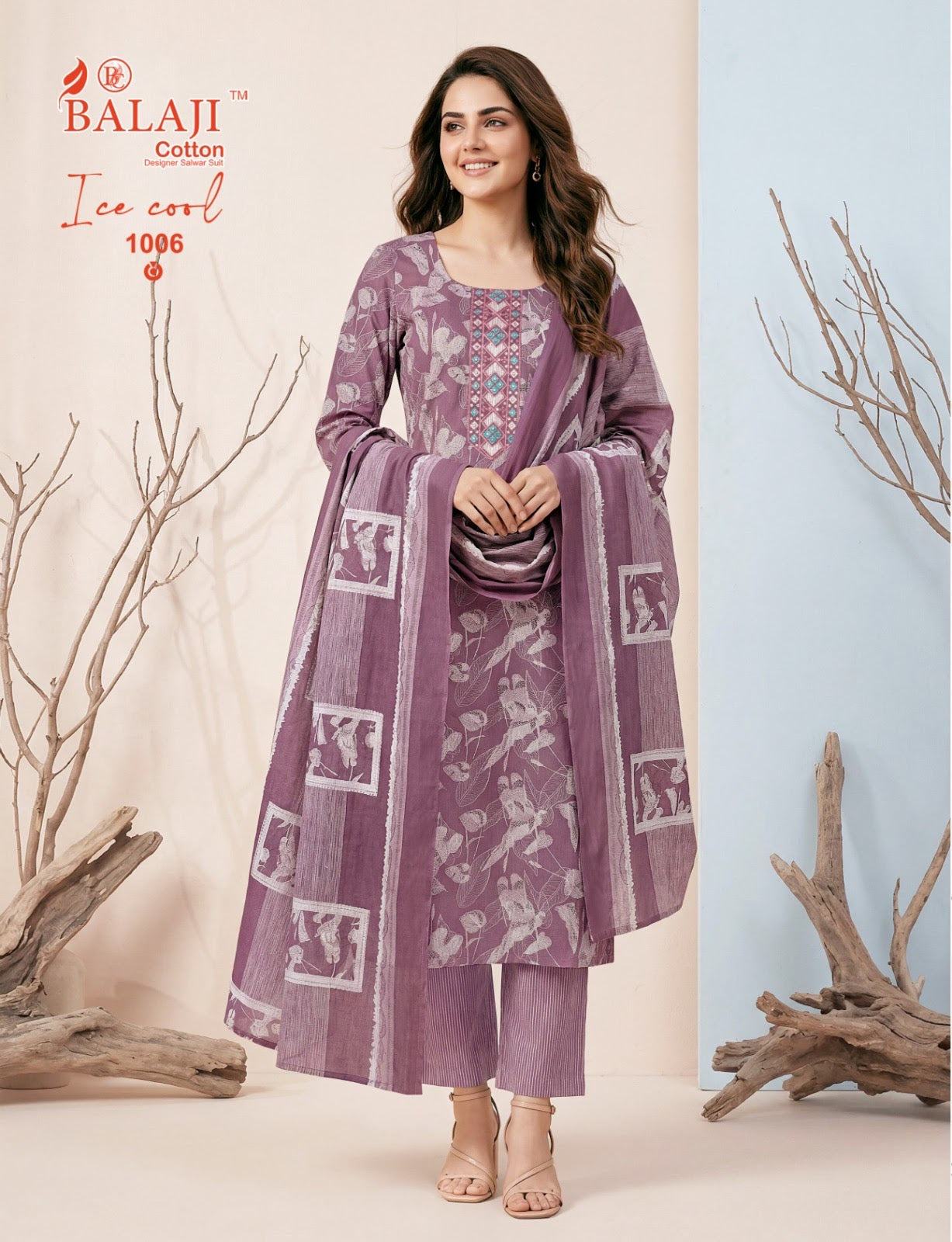 Ice Cool Vol 1 Balaji Readymade Cotton Pant Suits Wholesale