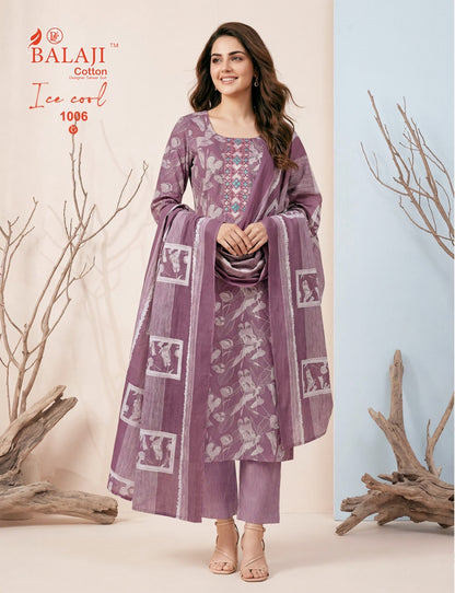 Ice Cool Vol 1 Balaji Readymade Cotton Pant Suits Wholesale