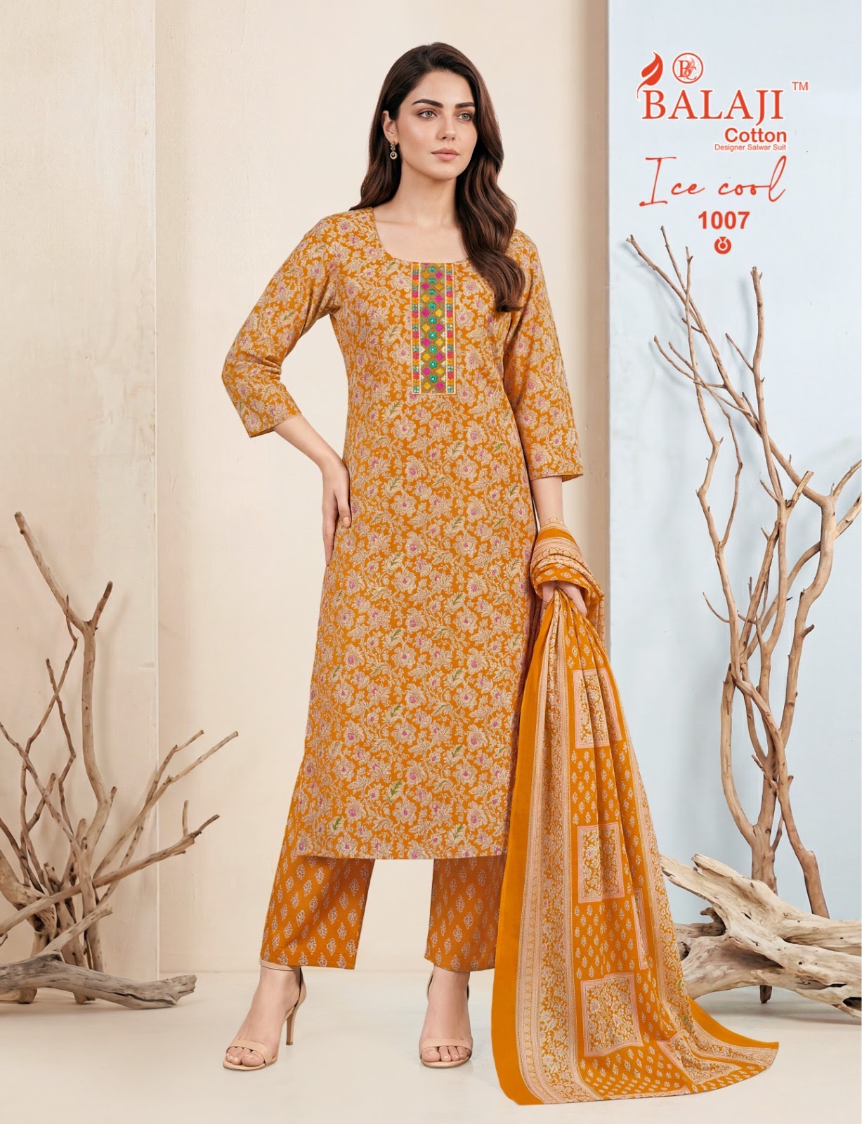 Ice Cool Vol 1 Balaji Readymade Cotton Pant Suits Wholesale