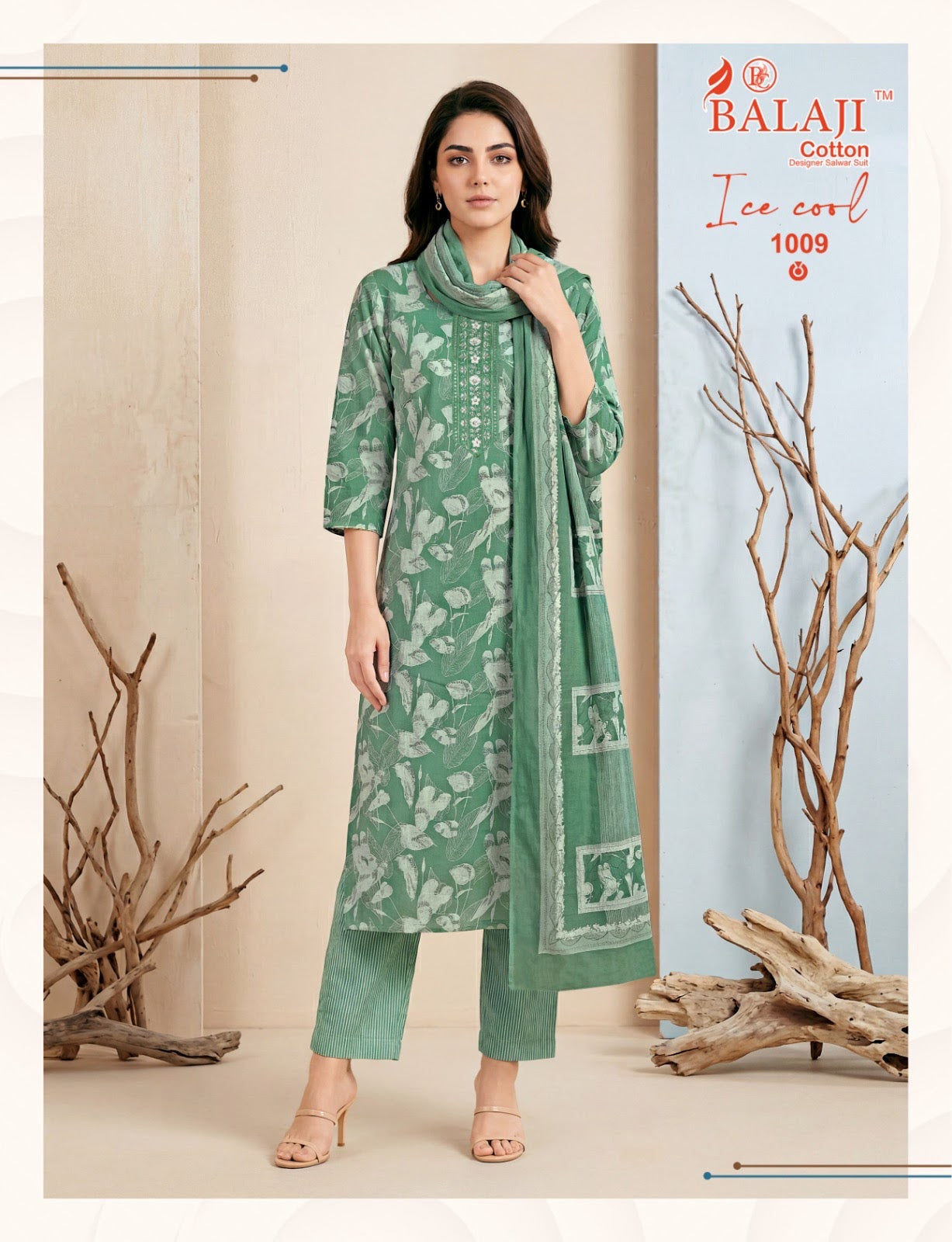 Ice Cool Vol 1 Balaji Readymade Cotton Pant Suits Wholesale