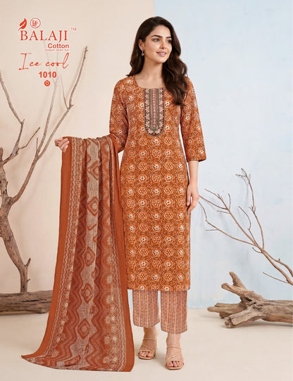 Ice Cool Vol 1 Balaji Readymade Cotton Pant Suits Wholesale