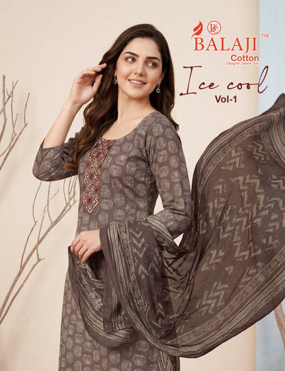 Ice Cool Vol 1 Balaji Readymade Cotton Pant Suits Wholesale