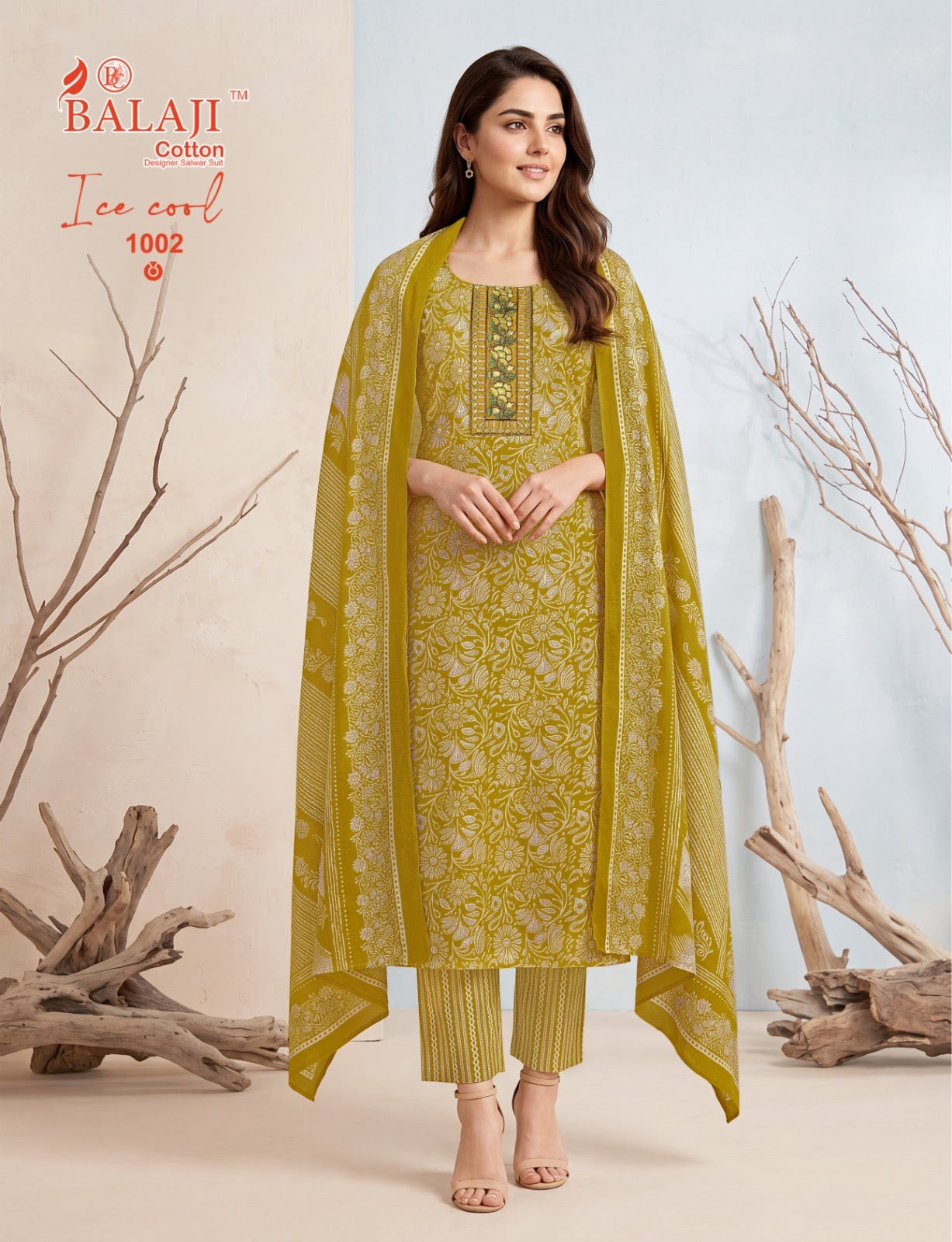 Ice Cool Vol 1 Balaji Readymade Cotton Pant Suits Wholesale