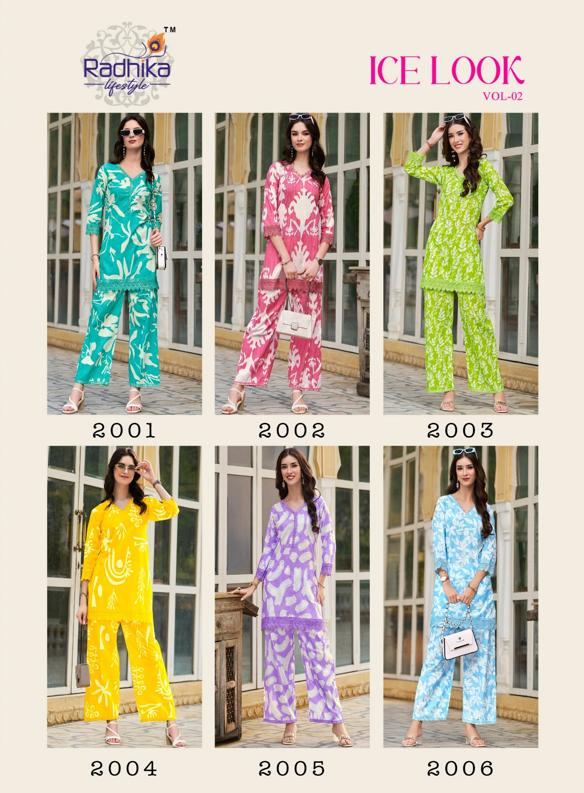 Ice Look Vol 2 Radhika Lifestyle Cotton Kurti Plazzo Set Wholesale Price