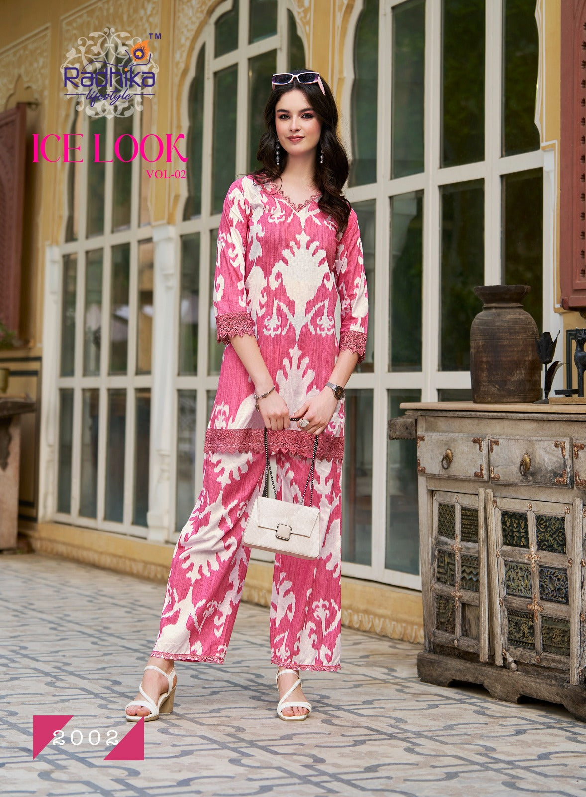 Ice Look Vol 2 Radhika Lifestyle Cotton Kurti Plazzo Set Wholesale Price