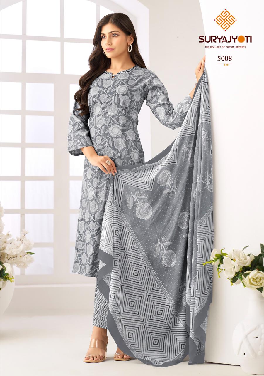 Ice Look Vol 5 Suryajyoti Cotton Dress Material Exporter Ahmedabad