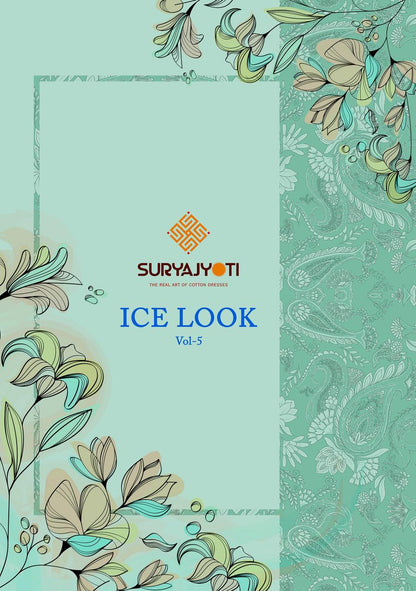 Ice Look Vol 5 Suryajyoti Cotton Dress Material Exporter Ahmedabad