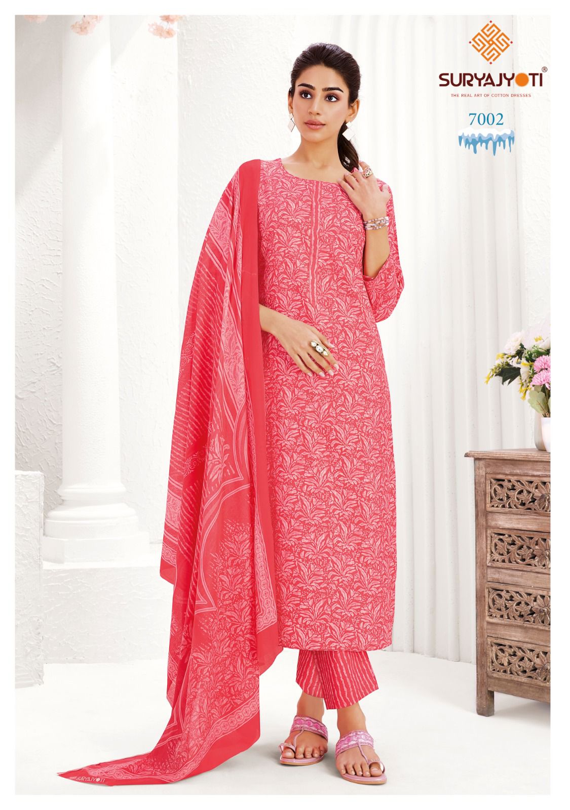 Ice Look Vol 7 Suryajyoti Cotton Dress Material Manufacturer Ahmedabad