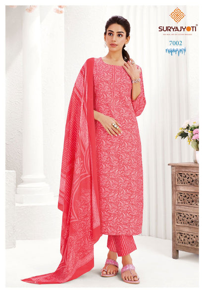 Ice Look Vol 7 Suryajyoti Cotton Dress Material Manufacturer Ahmedabad
