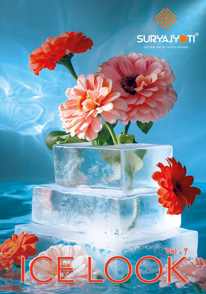 Ice Look Vol 7 Suryajyoti Cotton Dress Material Manufacturer Ahmedabad