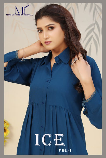 Ice Vol 1 Moksh Rinkal Kurti Pant Set Wholesale Price