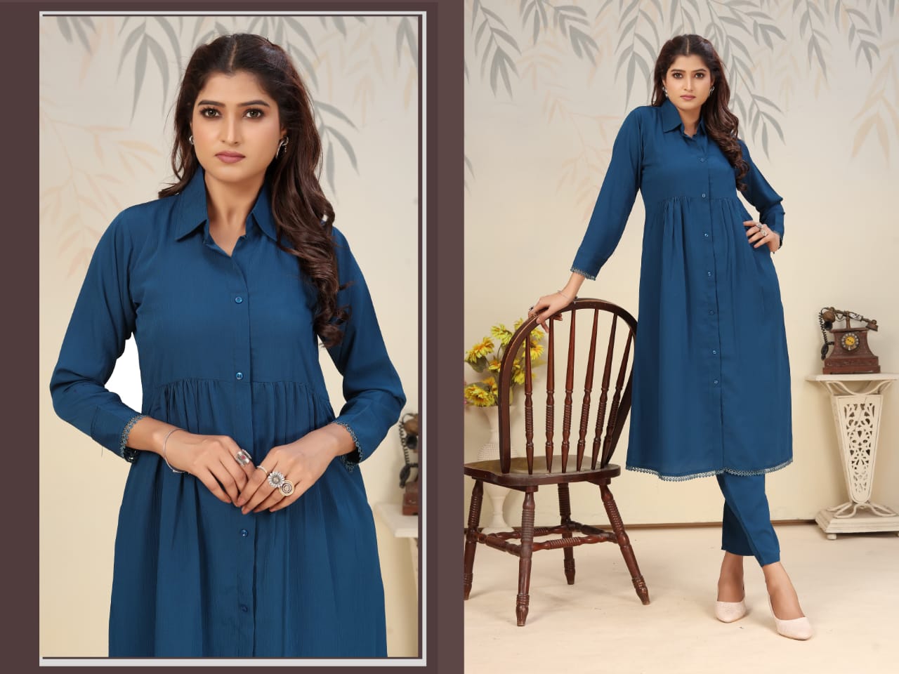Ice Vol 1 Moksh Rinkal Kurti Pant Set Wholesale Price