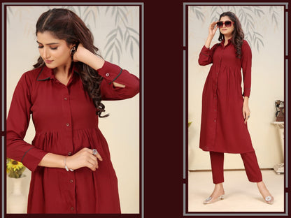 Ice Vol 1 Moksh Rinkal Kurti Pant Set Wholesale Price