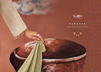 Icon Rangati Prints Shimmer Pant Style Suits Wholesaler