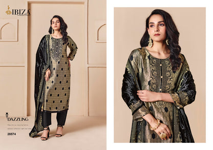 Serinda S5346 Ganga Wool Pashmina Suits Wholesale