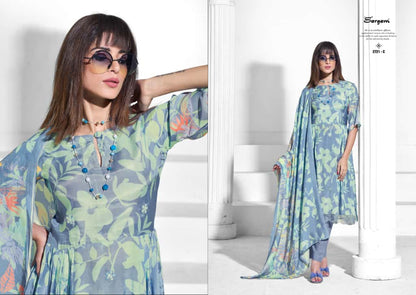 Iconic Sargam Prints Pure Muslin Pant Style Suits Wholesaler Gujarat