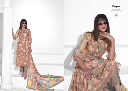 Iconic Sargam Prints Pure Muslin Pant Style Suits Wholesaler Gujarat