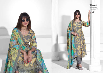 Iconic Sargam Prints Pure Muslin Pant Style Suits Wholesaler Gujarat