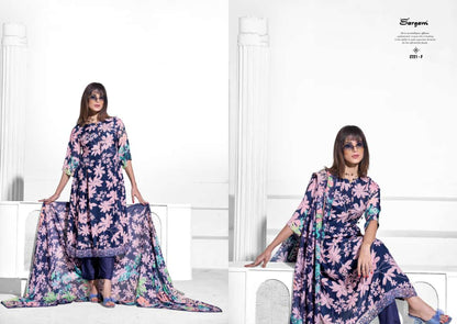 Iconic Sargam Prints Pure Muslin Pant Style Suits Wholesaler Gujarat