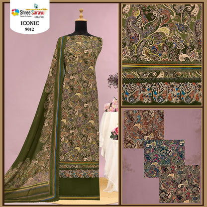 Iconic Shree Sarayu Creation Satin Salwar Suits Wholesaler Ahmedabad