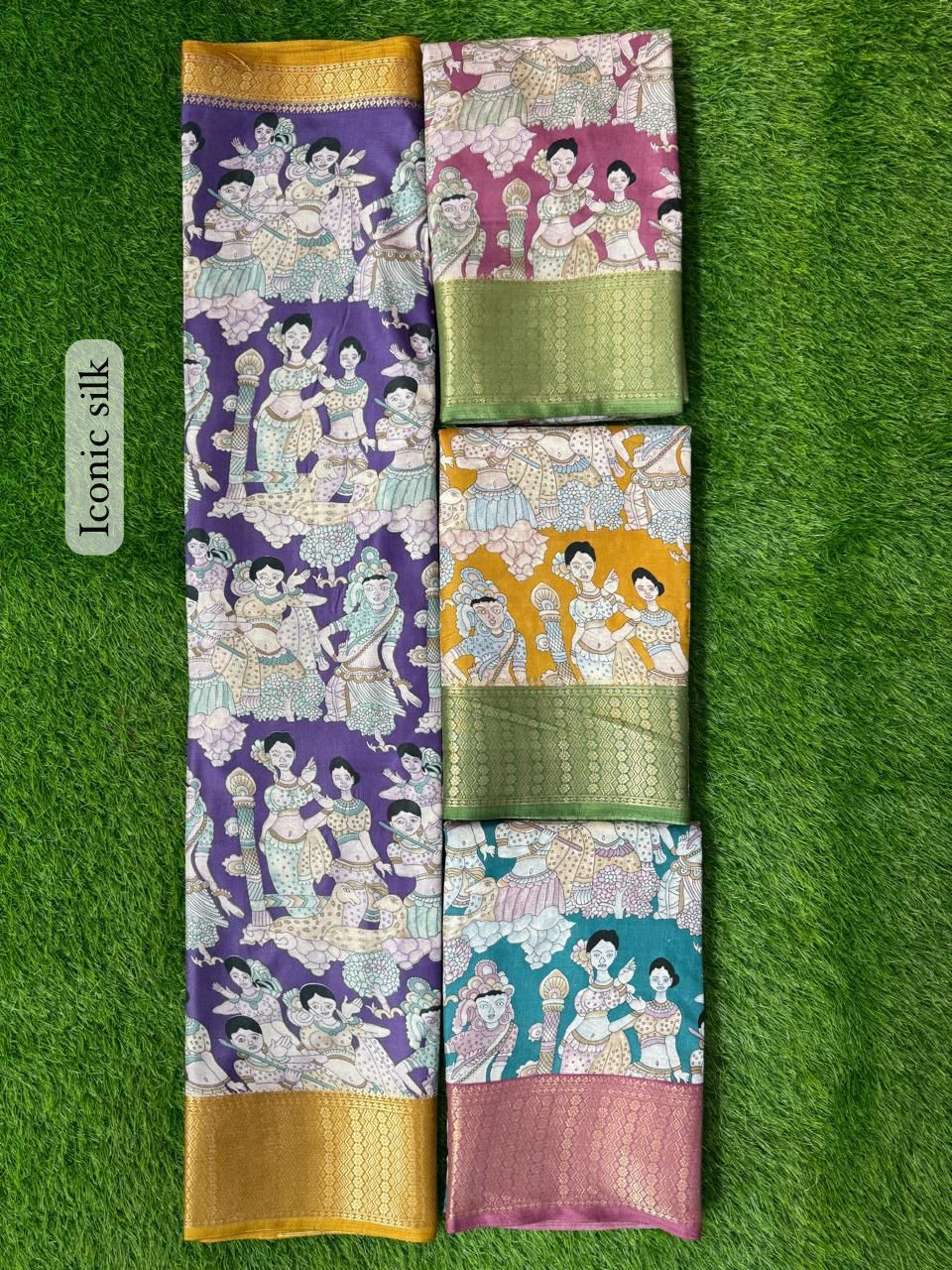 Iconic Silk-1203 Amar Kiran Soft Dola Sarees Exporter Ahmedabad