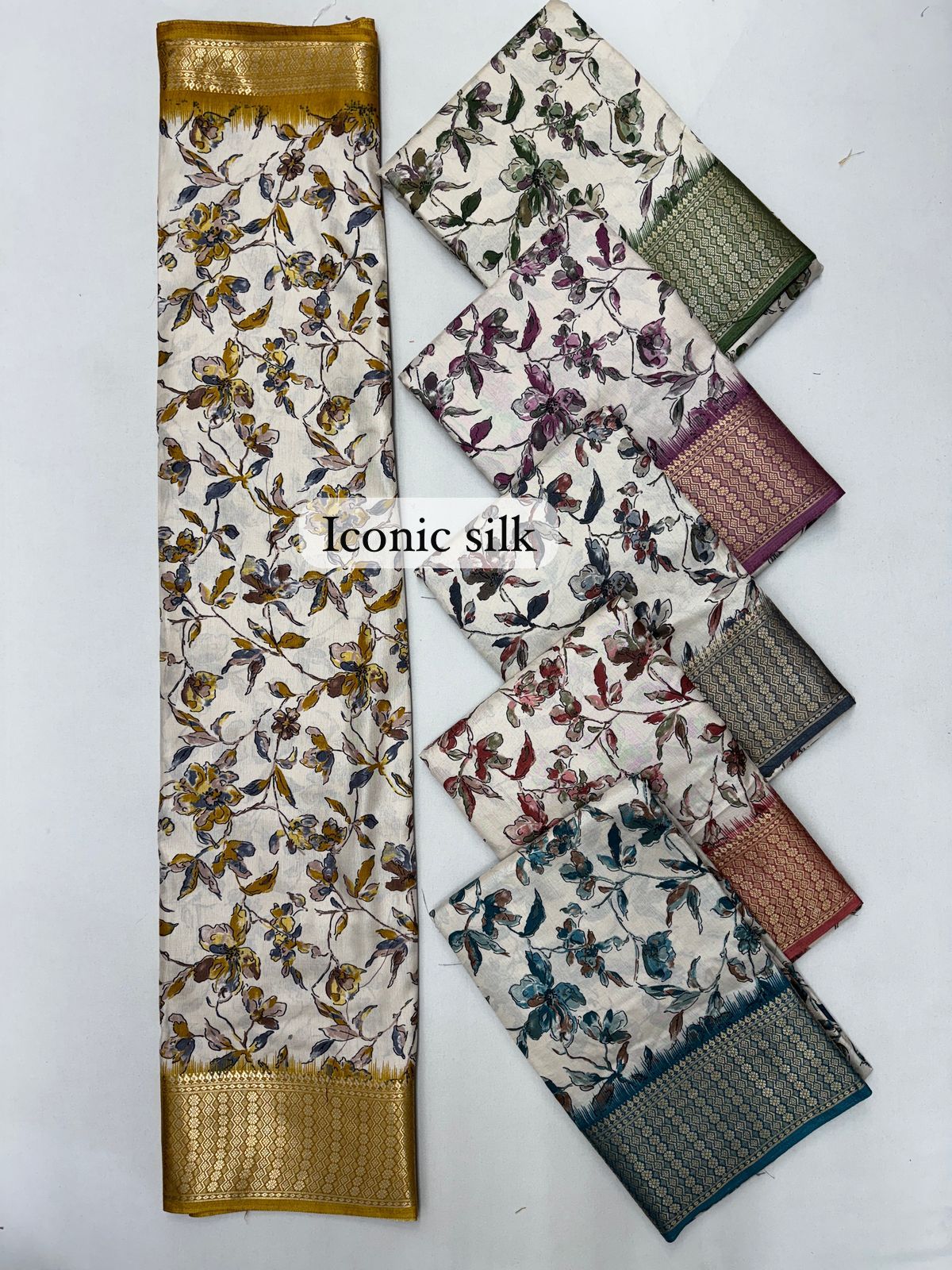 Iconic Silk-1203 Amar Kiran Soft Dola Sarees Exporter Ahmedabad