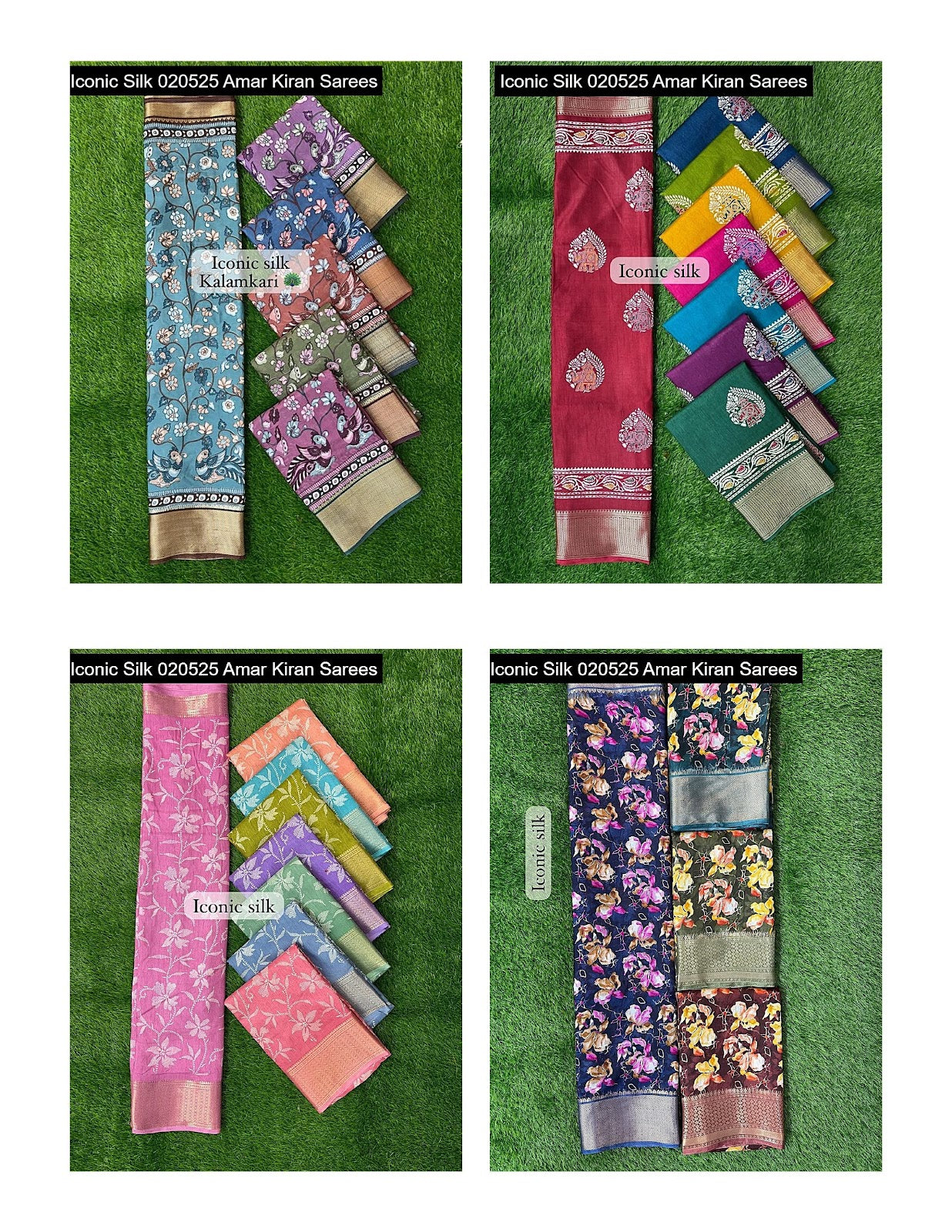 Iconic Silk 020525 Amar Kiran Soft Dola Sarees Manufacturer