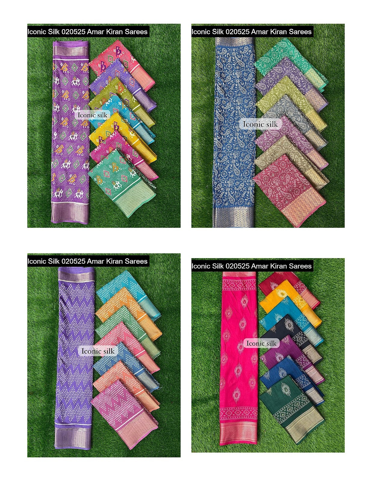 Iconic Silk 020525 Amar Kiran Soft Dola Sarees Manufacturer