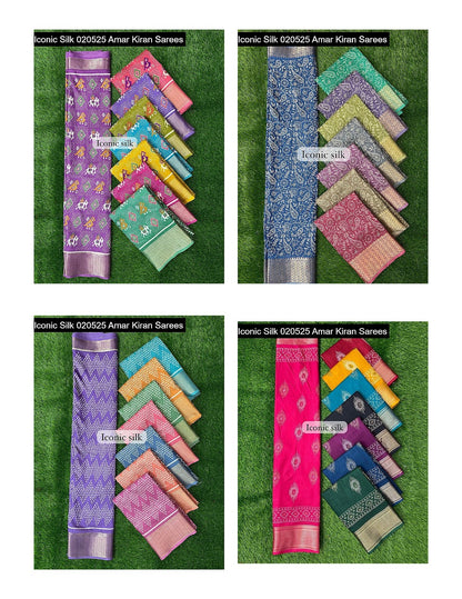 Iconic Silk 020525 Amar Kiran Soft Dola Sarees Manufacturer