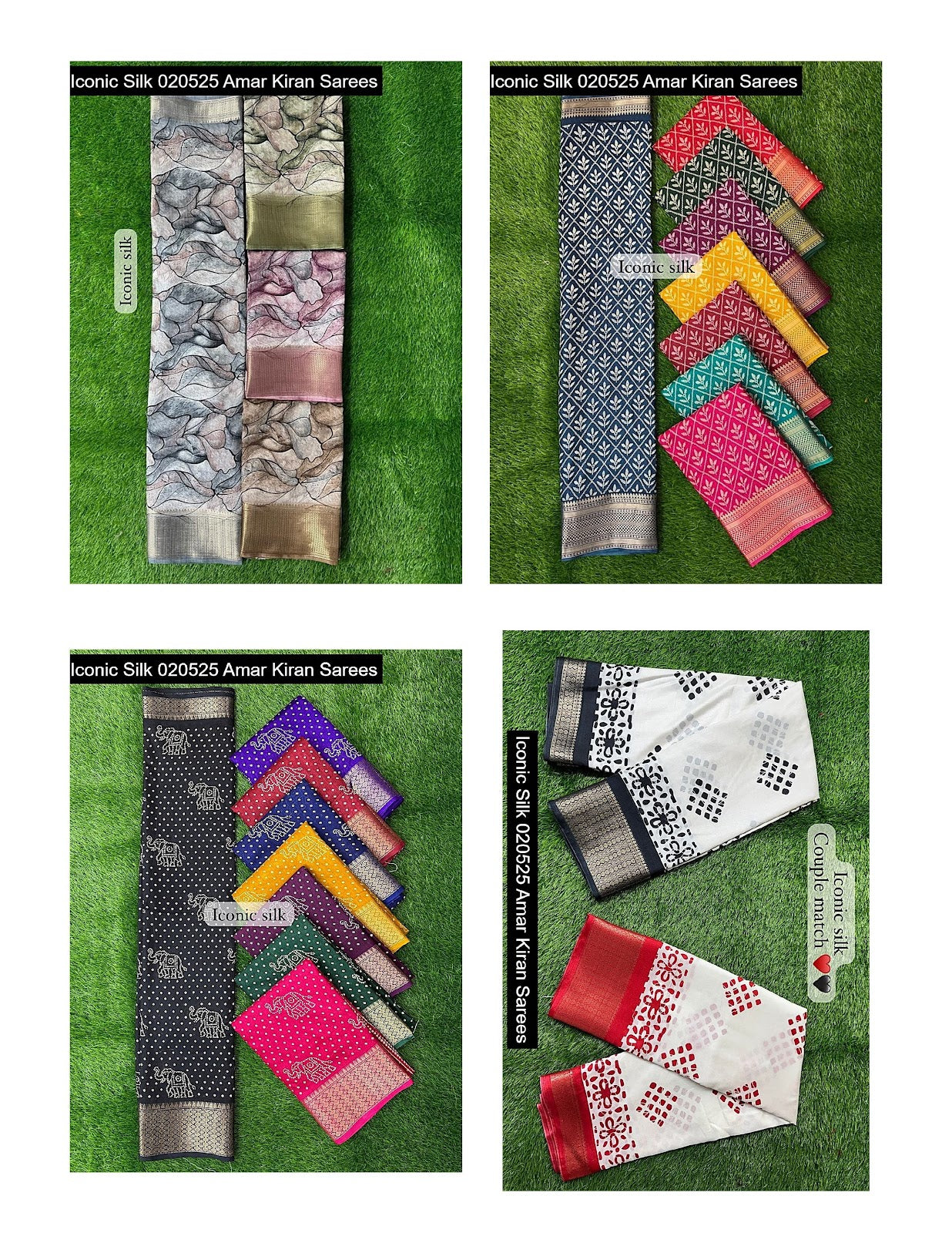 Iconic Silk 020525 Amar Kiran Soft Dola Sarees Manufacturer