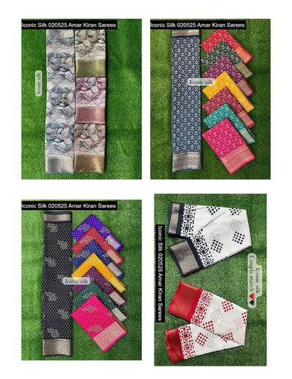 Iconic Silk 020525 Amar Kiran Soft Dola Sarees Manufacturer
