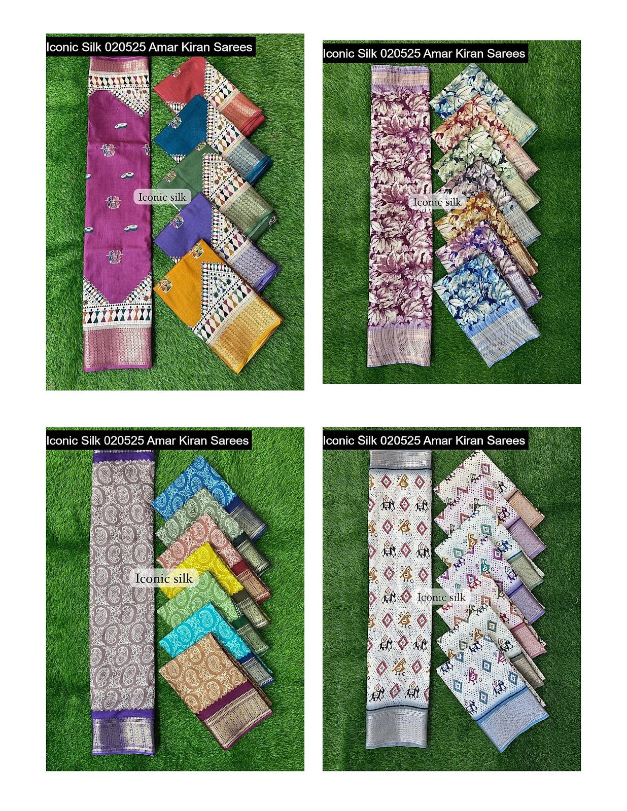 Iconic Silk 020525 Amar Kiran Soft Dola Sarees Manufacturer