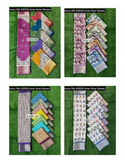 Iconic Silk 020525 Amar Kiran Soft Dola Sarees Manufacturer