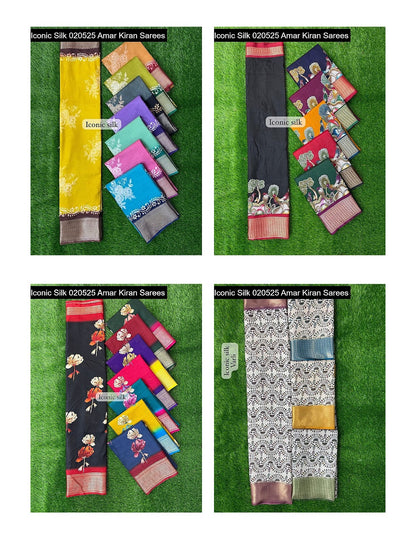 Iconic Silk 020525 Amar Kiran Soft Dola Sarees Manufacturer
