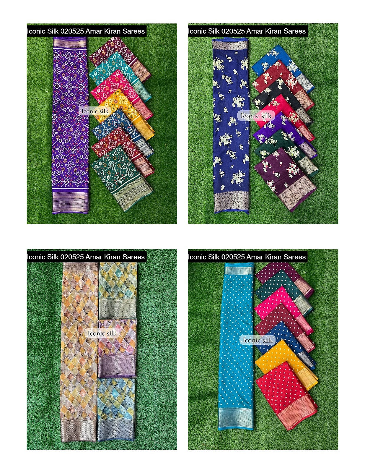 Iconic Silk 020525 Amar Kiran Soft Dola Sarees Manufacturer