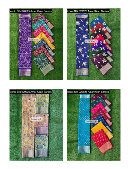 Iconic Silk 020525 Amar Kiran Soft Dola Sarees Manufacturer