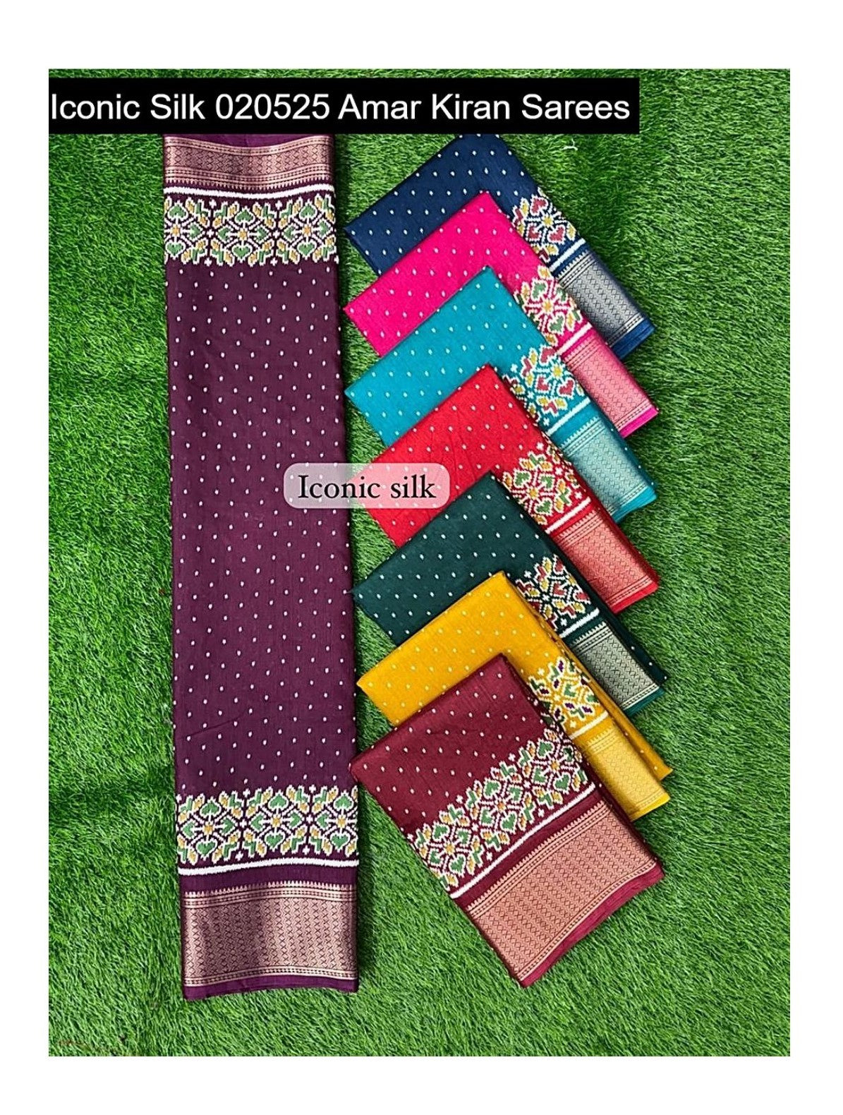 Iconic Silk 020525 Amar Kiran Soft Dola Sarees Manufacturer