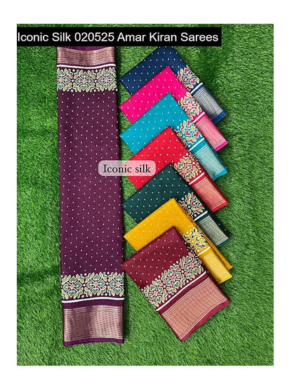 Iconic Silk 020525 Amar Kiran Soft Dola Sarees Manufacturer