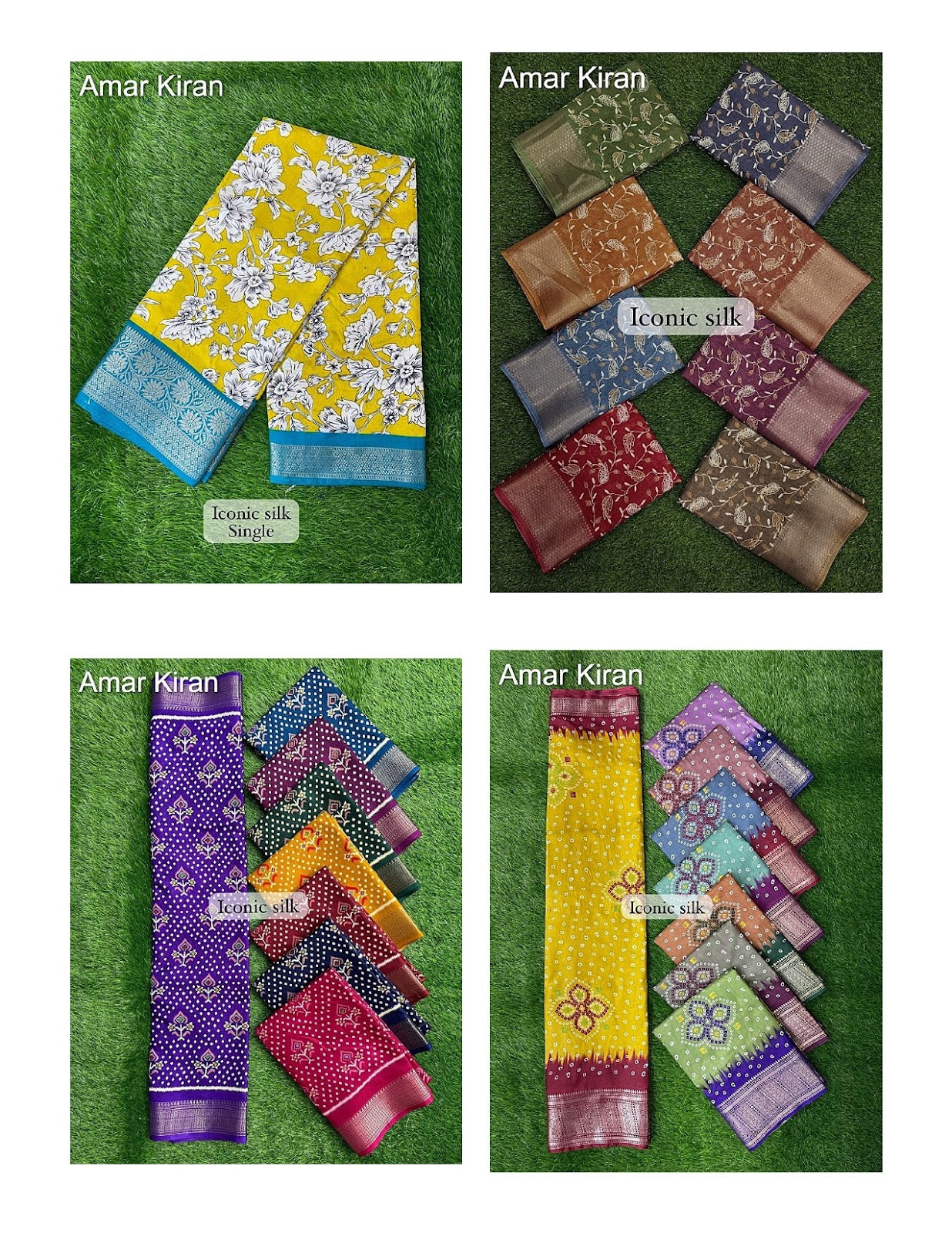 Iconic Silk 0208 Part 2 Amar Kiran Dola Sarees Manufacturer Ahmedabad